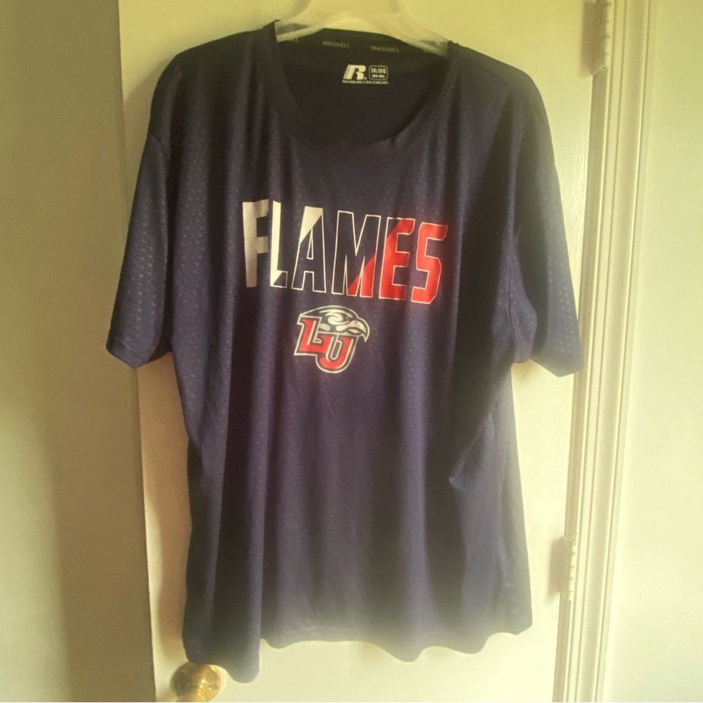 Russell Athletic Blue and Red Liberty University Jersey‎